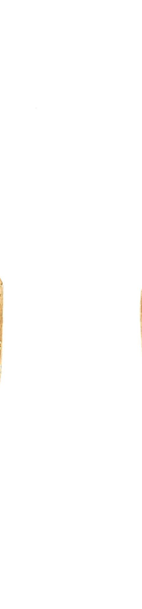 Vintage 18K Gold Fisherman's Hoop Earrings